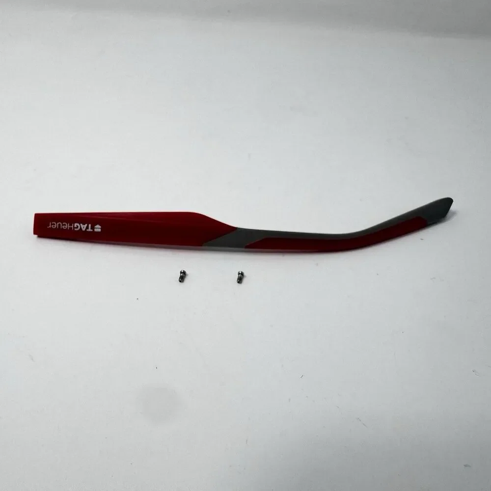 TAG Heuer TH553 004 Right Temple Arm Red Gray 145 Replacement Part